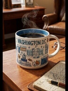 Starbucks Coffee 2018, Been There Series, Washington DC Mug, 14-Ounce